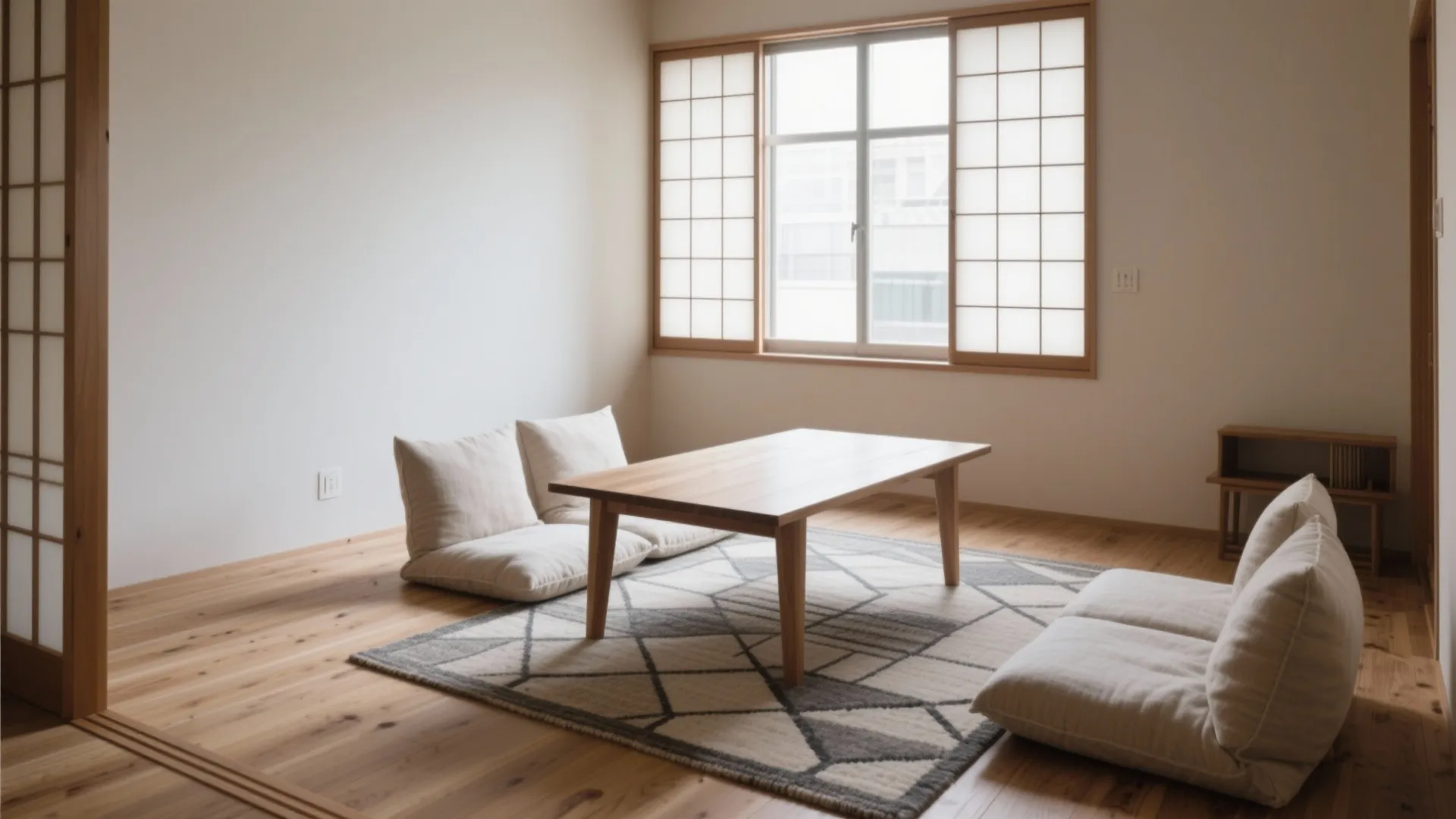 Tips 1: 1Kで“中心”をつくるセンター敷き（日式風格）