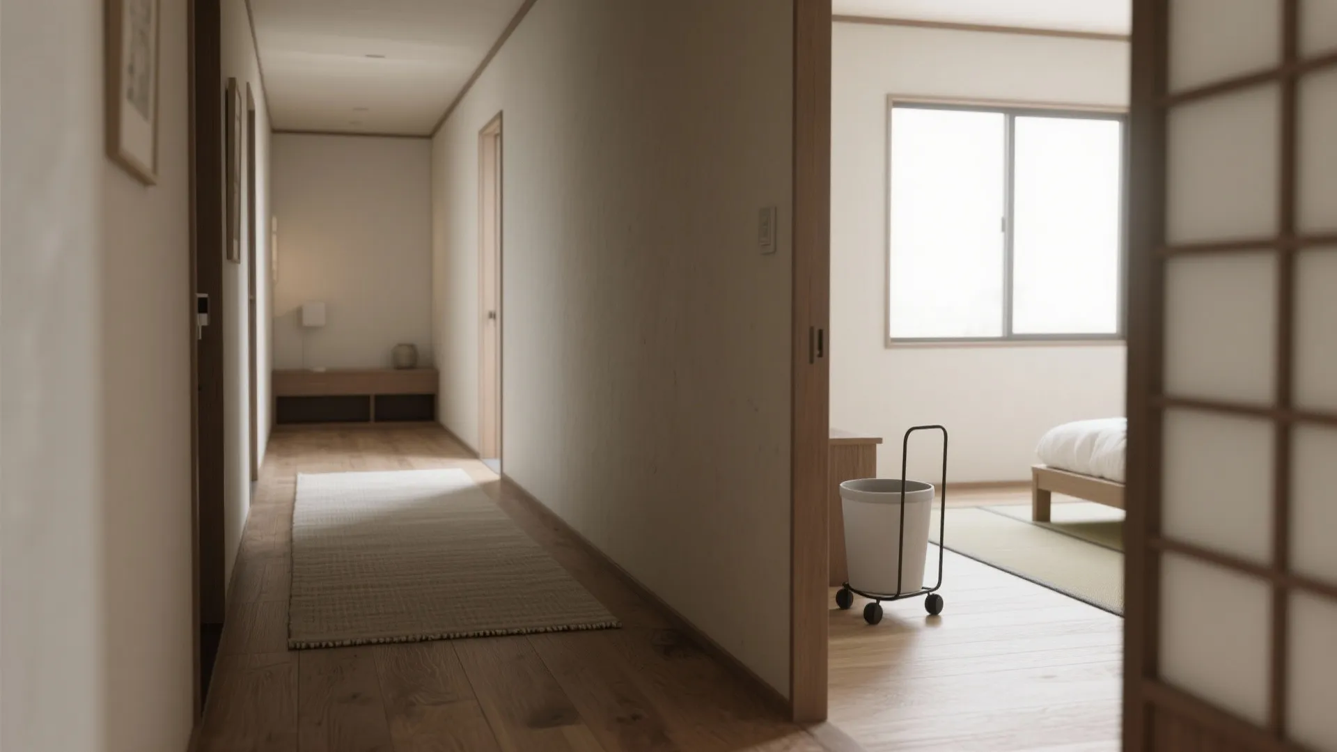 1. 25.5㎡の1Kを広く感じさせる「動線規律」と家具の重心