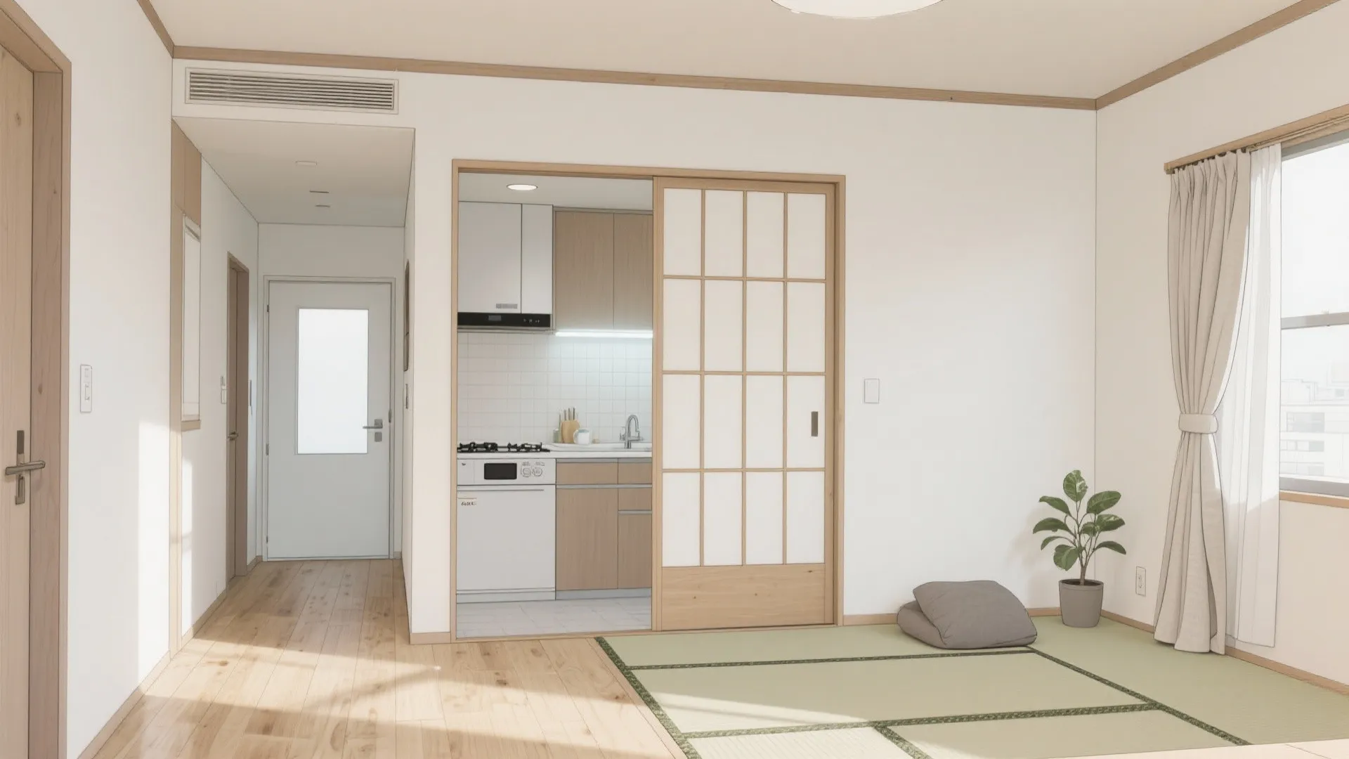 Tips 1: 1K・2K・4Kの基本を“生活動線”で理解する（東京小戸型・日式風格）