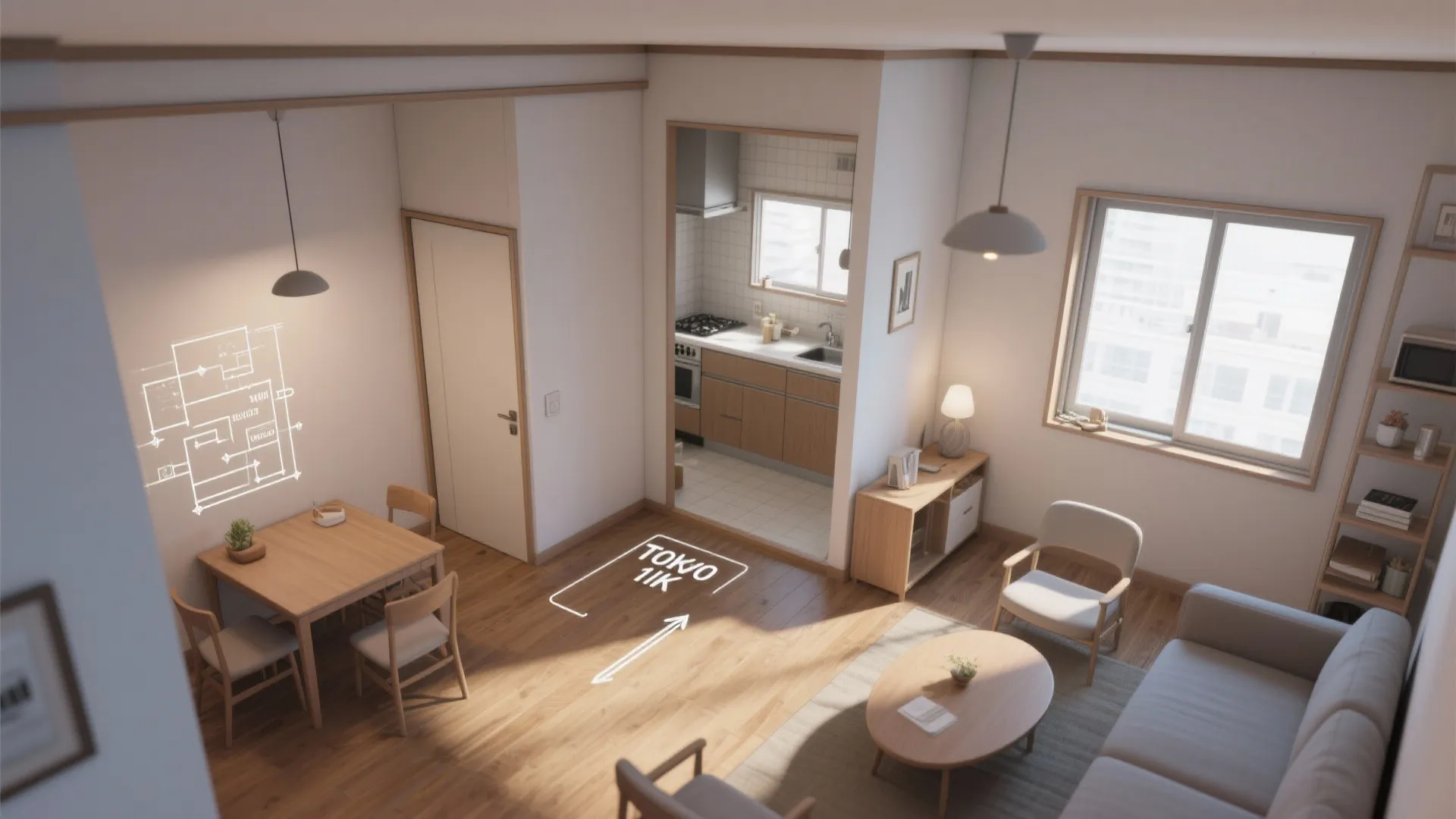 Tips 4: 動線優先—回遊を1本残すと散らからない