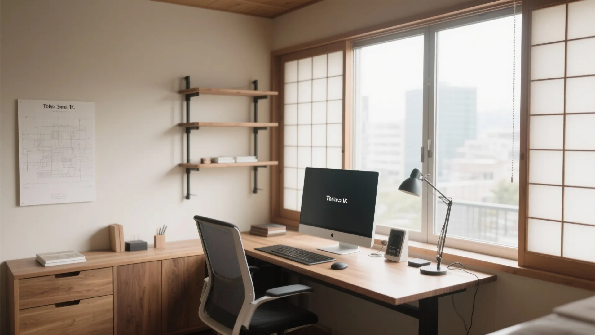 Tips 4: 1R/1Kの“視線の抜け”を作る家具配置（東京小戶型）