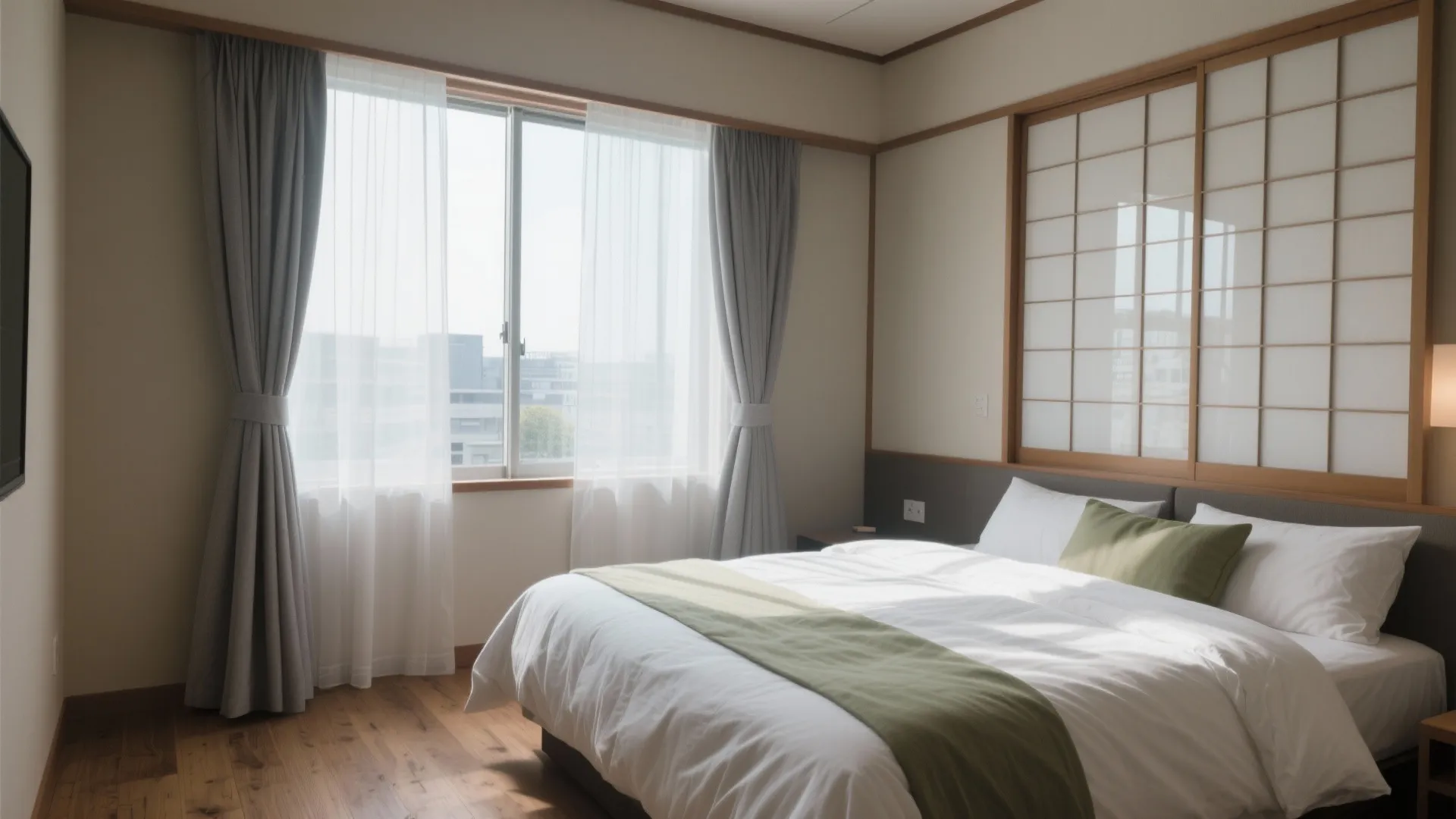 Tips 4: 窓と光の扱いでベッドが“軽く”なる（日式風格×採光設計）