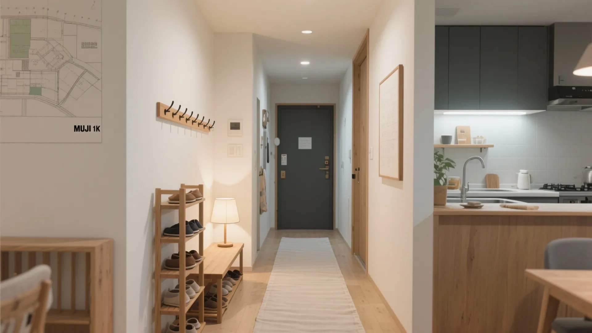 Tips 1: 玄関からリビングまで“一本道”を作る（動線規画）