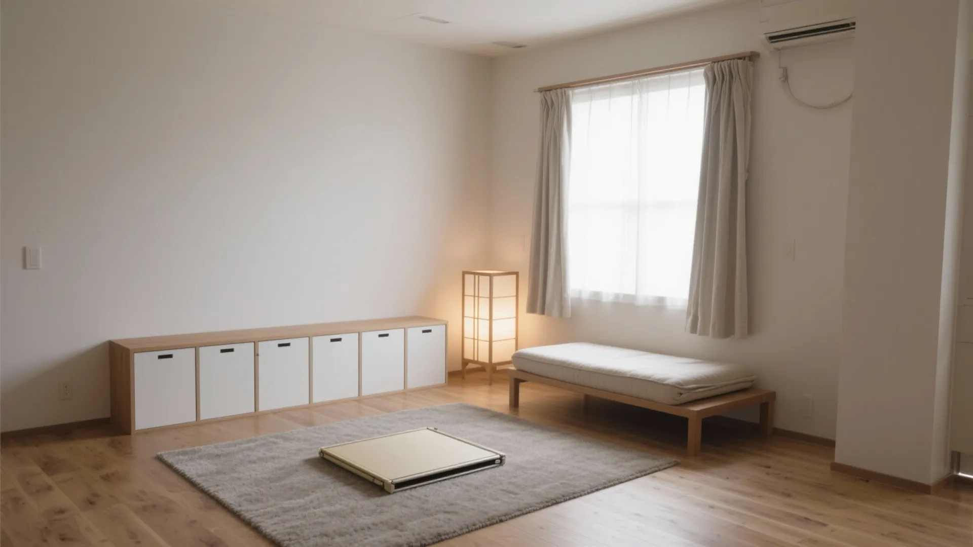 1Kフローリング×布団収納のコツ5選｜東京公寓デザイン