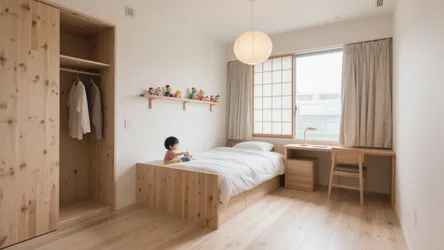 東京の狭小住宅で叶える子供部屋アイデア10選｜日式風の動線と収納で快適に