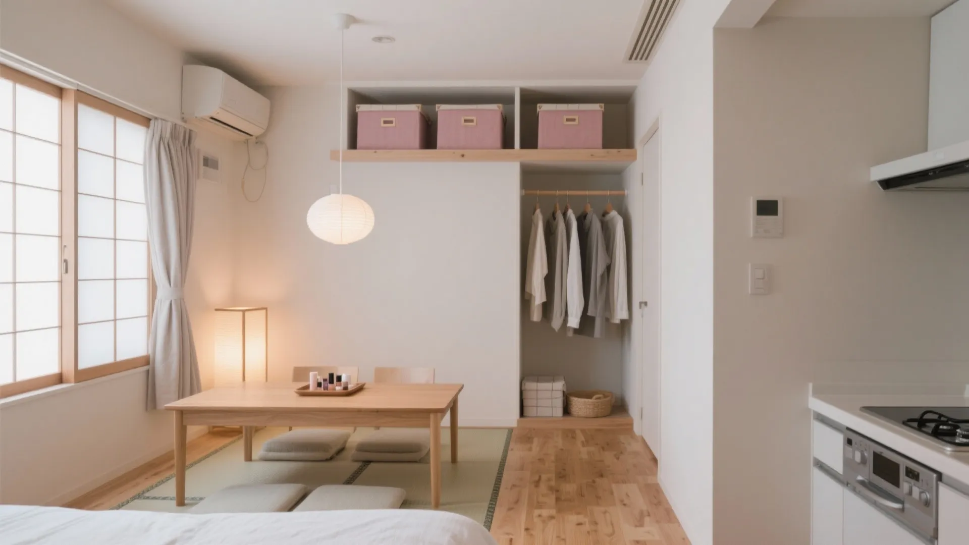 東京の1Kをおしゃれに整える5つの実践アイデア｜女子向け小空間デザイン: 収納・動線・色・素材・照明で、1Kでも“自分らしい”余白をつくる方法