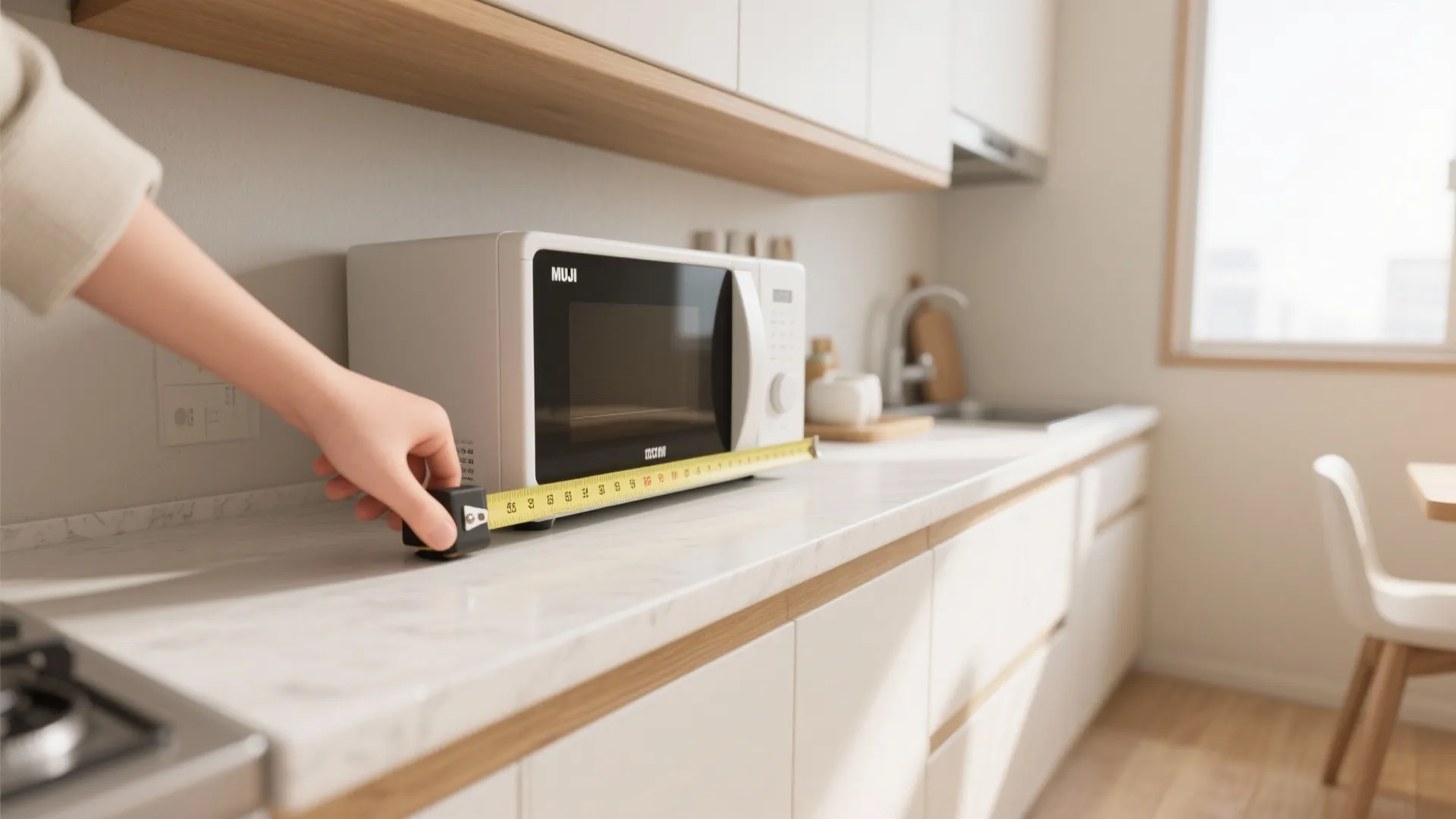 1. 東京小戸型のキッチン幅を前提にしたサイズ選び（東京小户型）