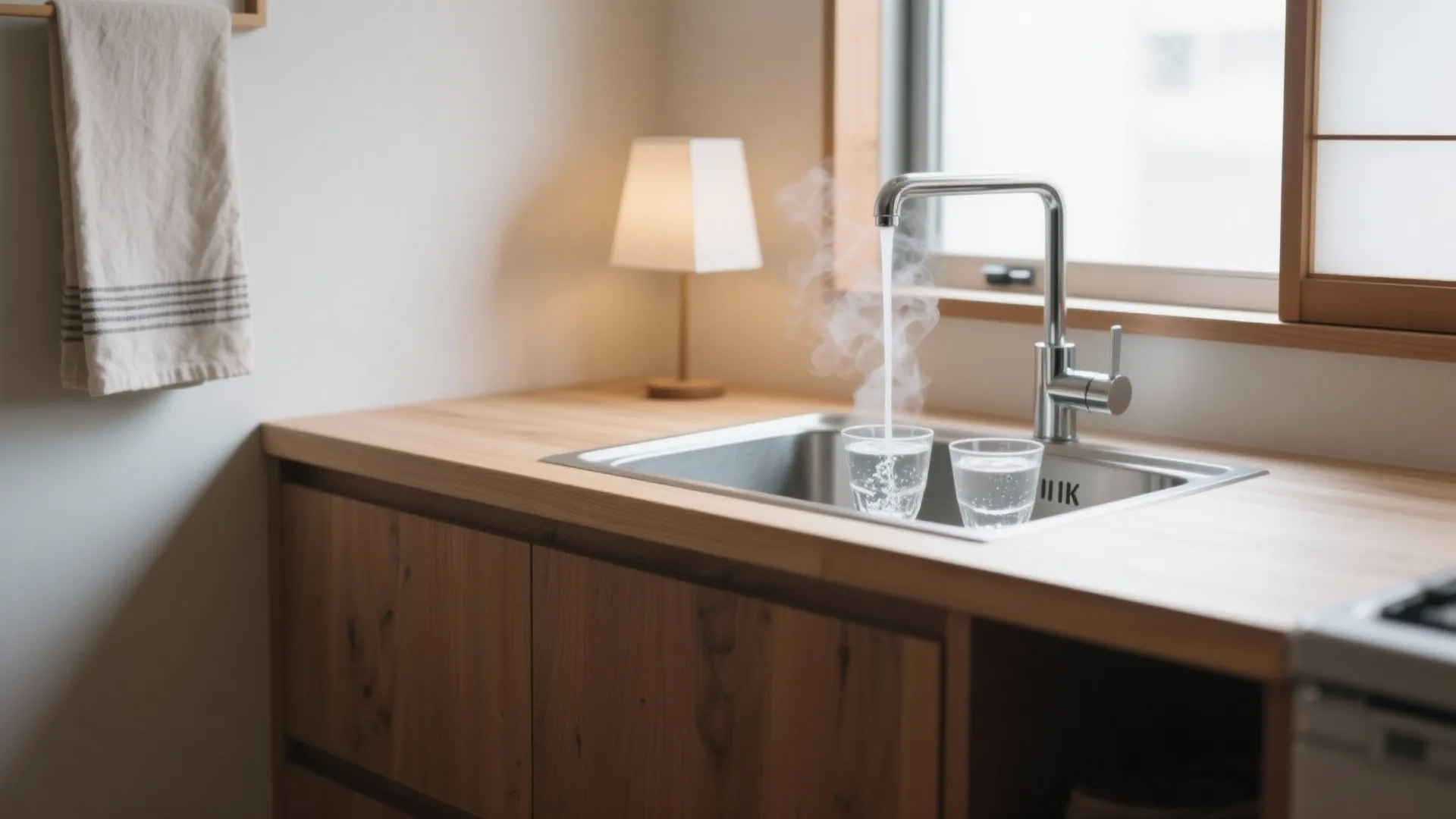 Tips 1: キッチン排水の水封を復活させる（東京小戸型 × 日式風格）