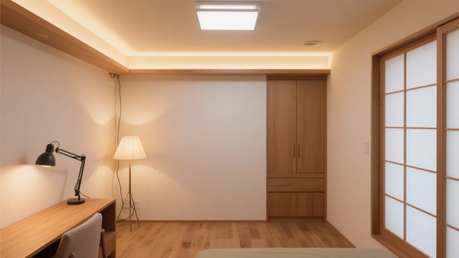 Tips 1: 照明レイヤーで雰囲気を整える（東京小戸型・日式風格）