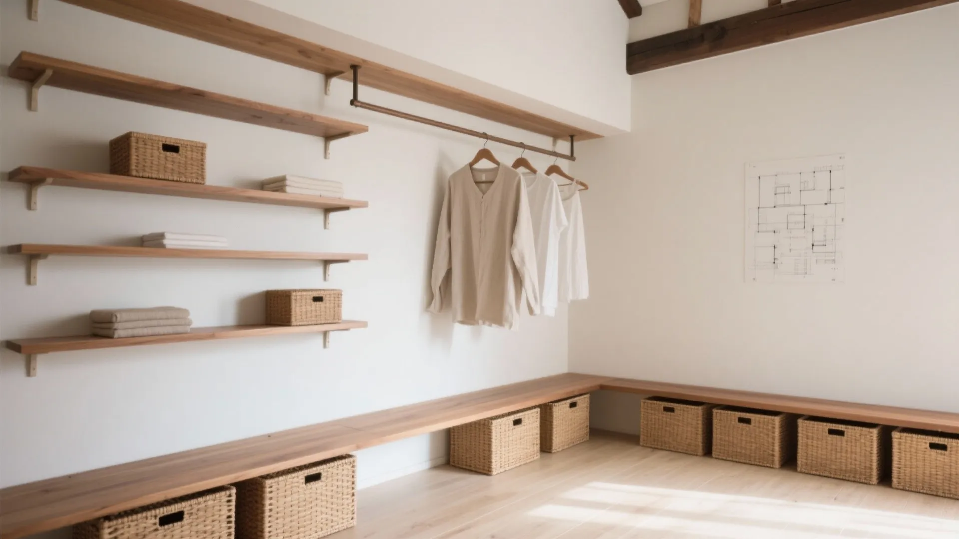 Tips 2: 日式風格の収納技巧で“空中”を使う