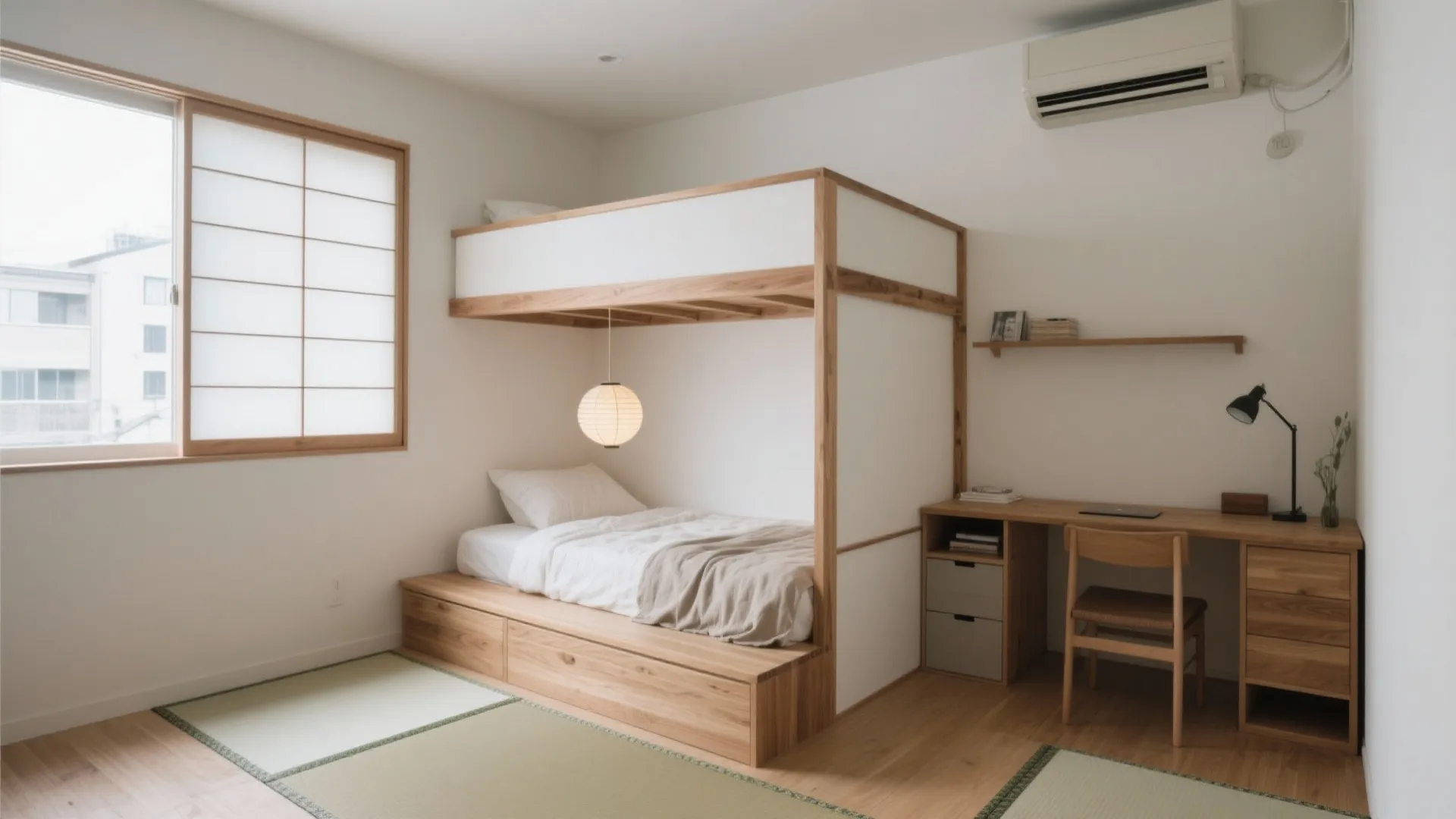 東京小型賃貸向け｜ニトリのデスク付きロフトベッドが揺れる時の対策5選