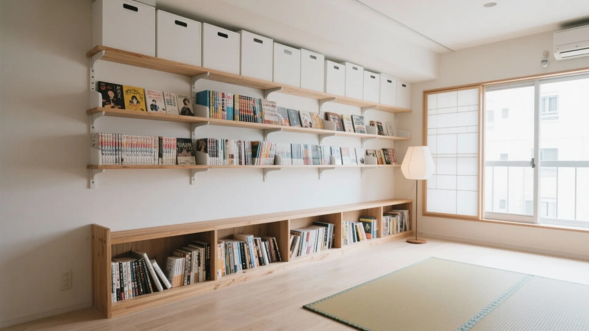 東京小型賃貸の1Kでマンガ本を500冊収納する方法