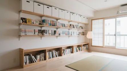 東京小型賃貸の1Kでマンガ本を500冊収納する方法