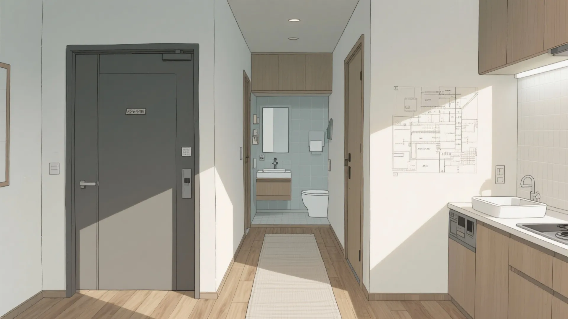 Tips 1: 玄関〜水回りの動線に沿って探す（東京小戸型＋動線計画）