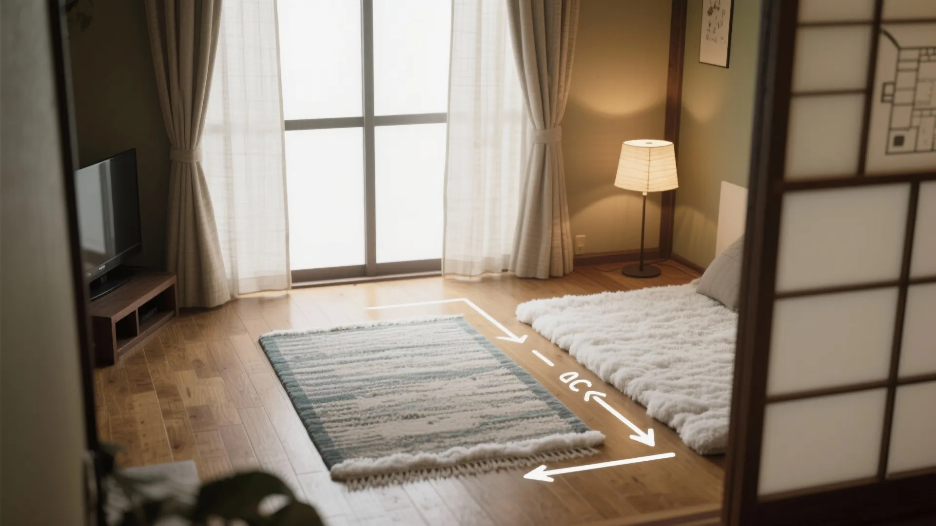 Tips 5: 季節で“位置とサイズ”を微調整（東京小户型）