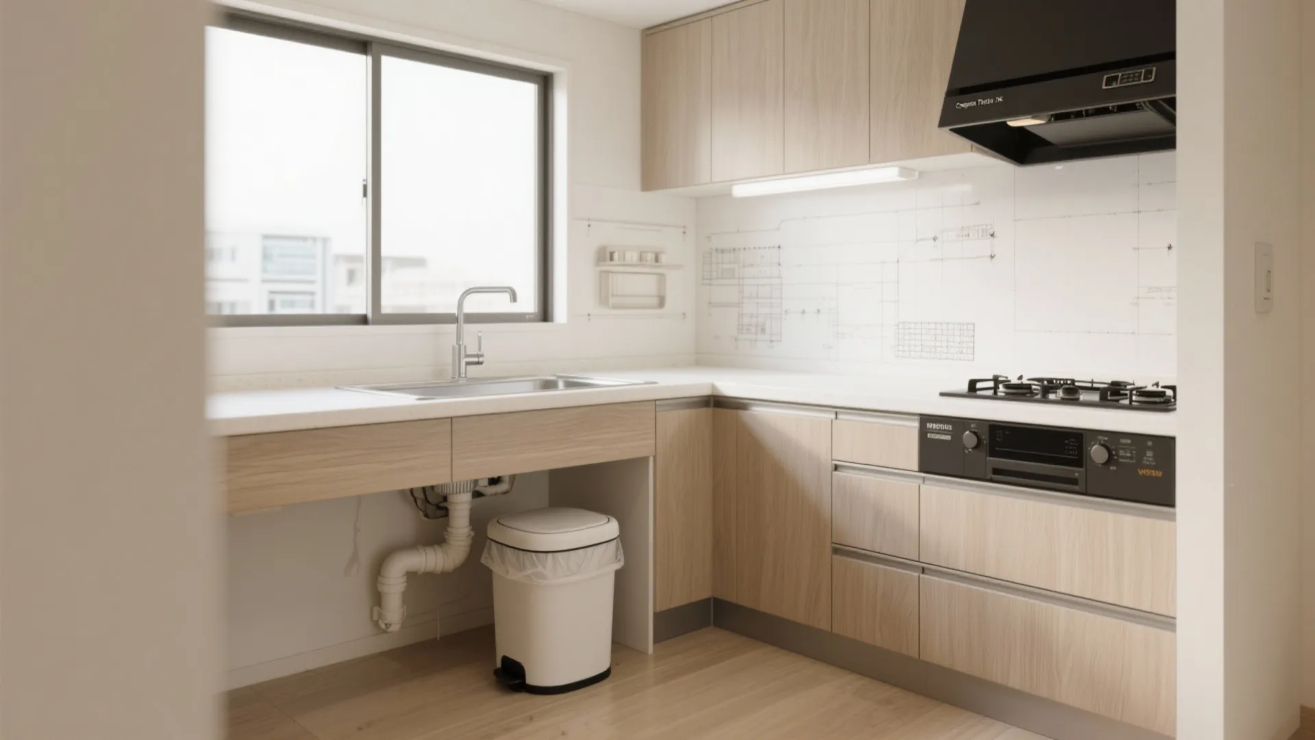 Tips 1: 東京小型キッチンは「発生源を分けて封じる」設計が効く