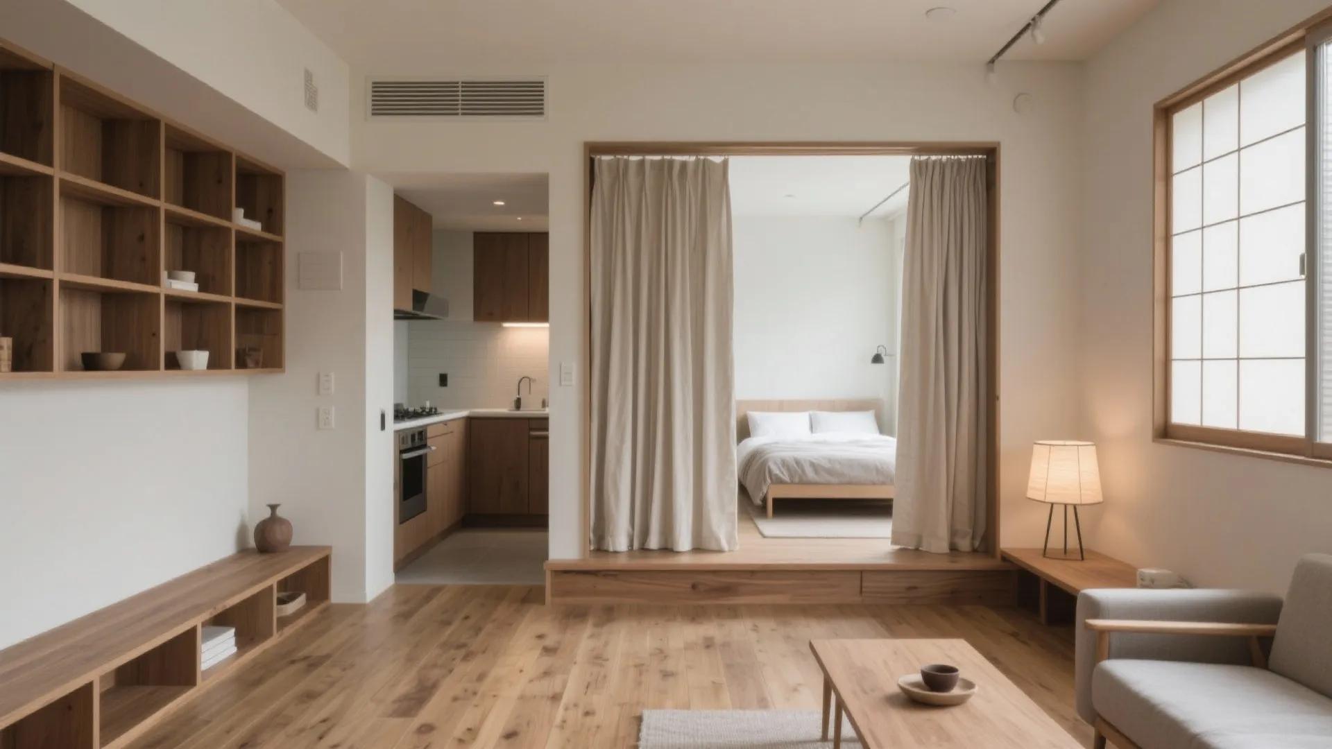 1R/1Kの“動線規格化”で散らからない（動線計画 × 日式スタイル）