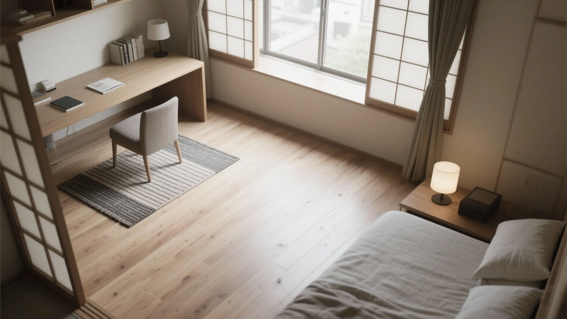 Tips 9: ラグは“小さく薄く”で境界を作る（動線規画×日式風格）