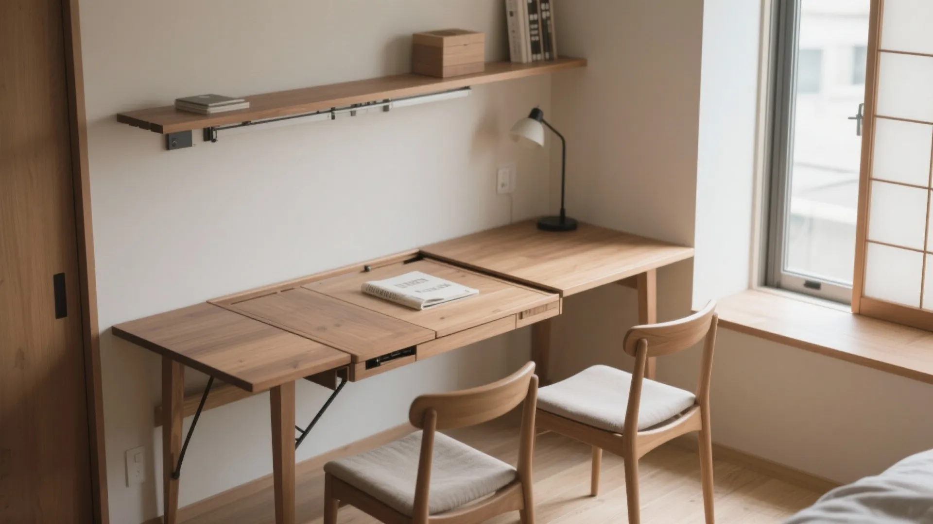 Tips 6: ダイニングは“兼用”が正解——デスクと食卓を一体化（東京小戸型×動線規画）