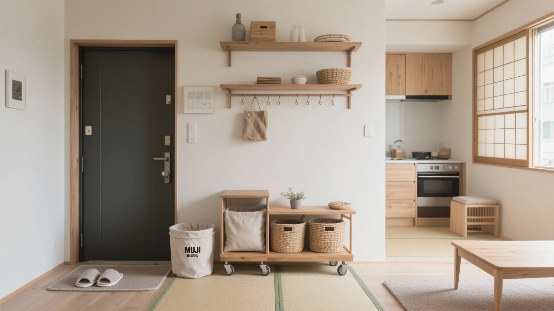 Tips 3: 収納技巧で“床の接触回数”を減らし、生活音のピークを下げる