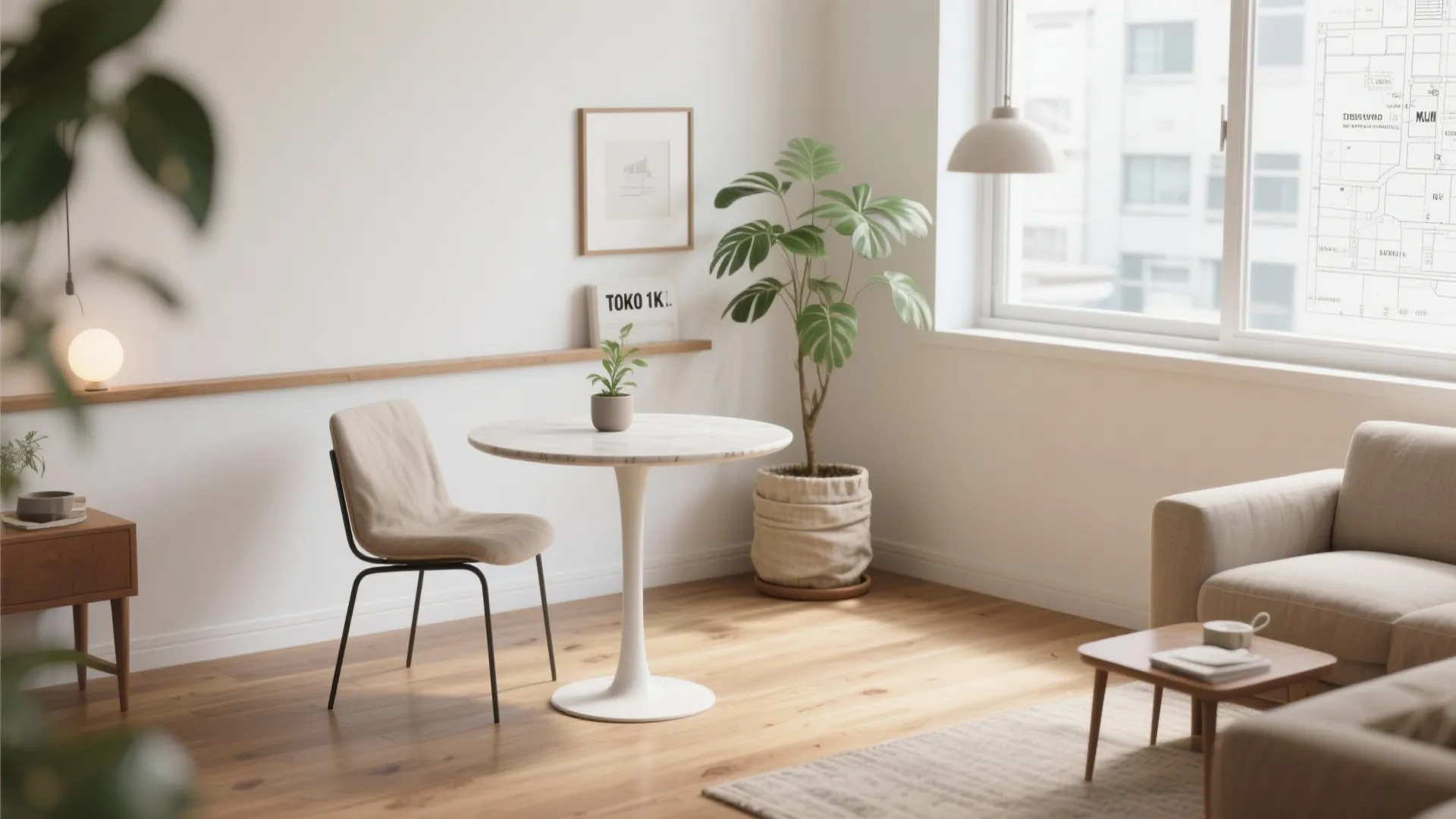 見せ場は一点集中：東京小戸型が映える“視線の留め石”をつくる