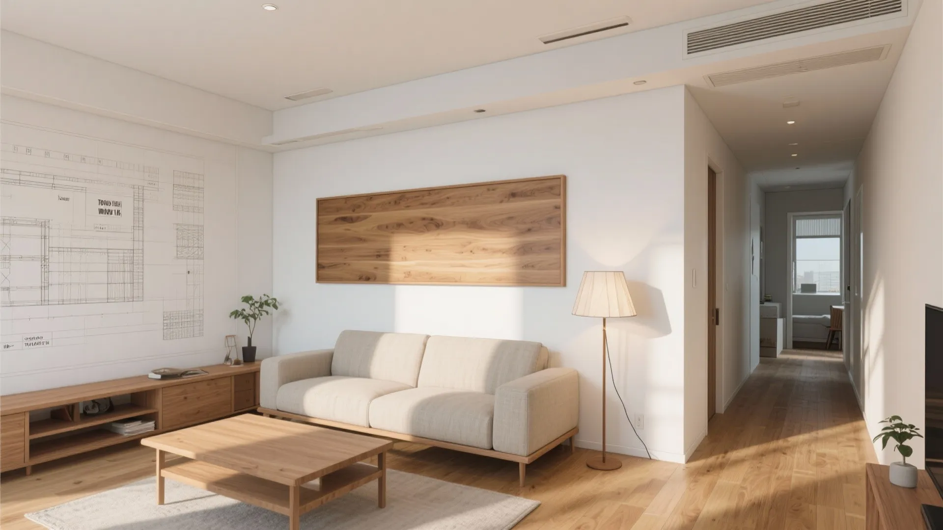 Tips 1: 木×白で抜け感をつくる（東京小戸型）