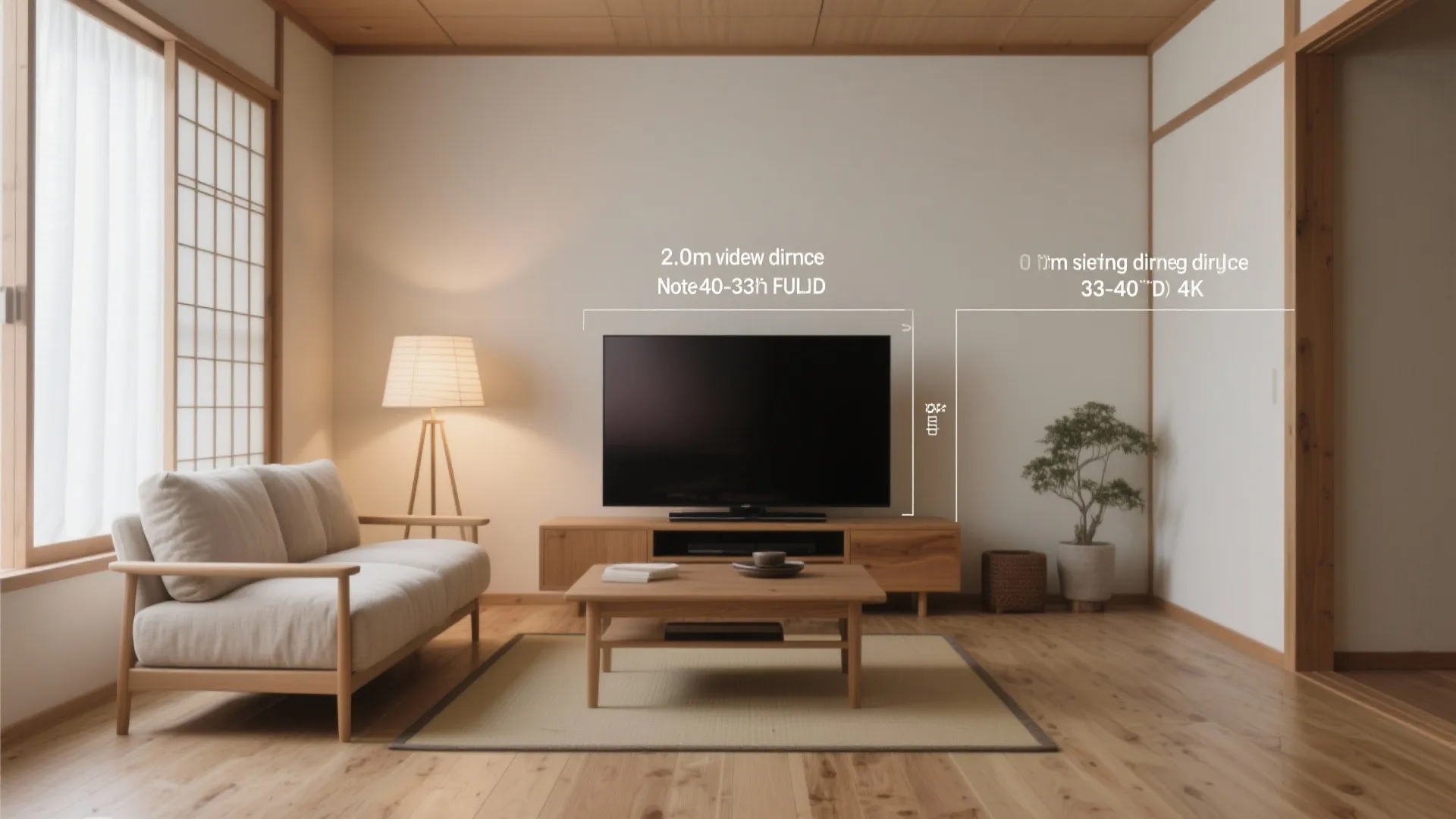 Tips 5: フルHDと4Kで適正サイズが変わる（東京小戸型）