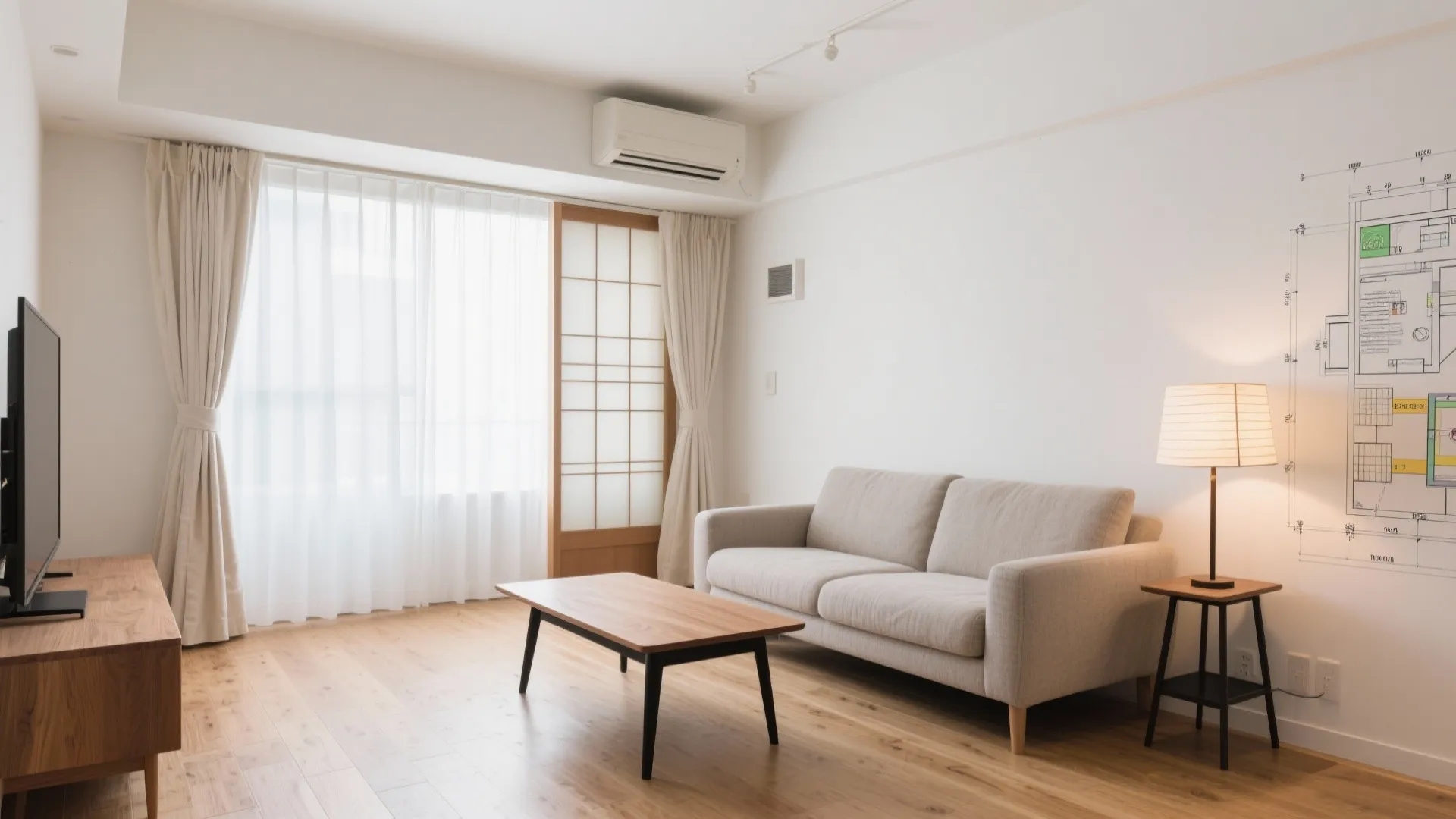 色と素材は“3色・2素材”で統一し、広がりを演出（东京・收纳技巧）