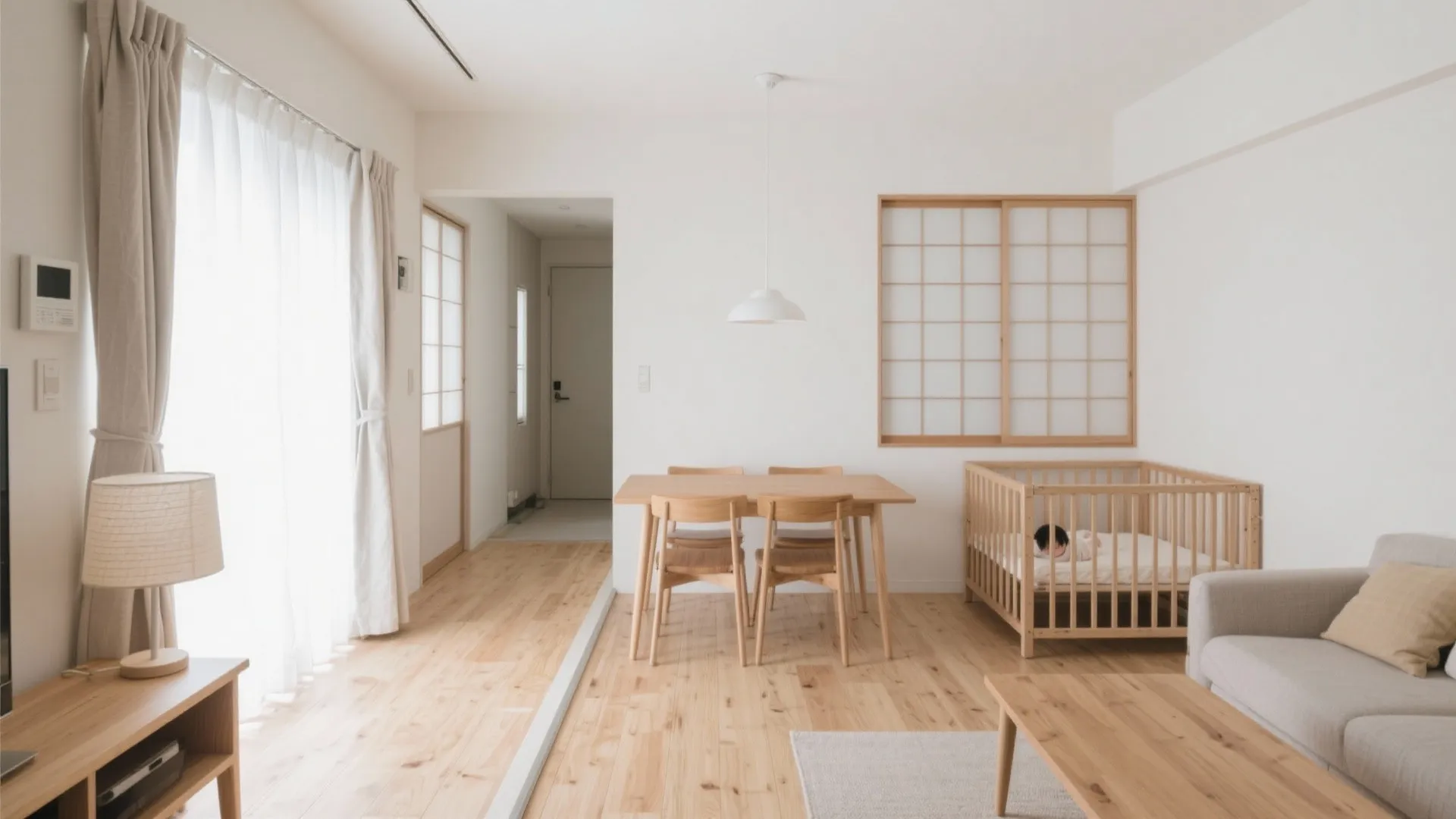 1LDKで赤ちゃんと心地よく暮らすレイアウト7つのコツ｜東京公寓デザイン