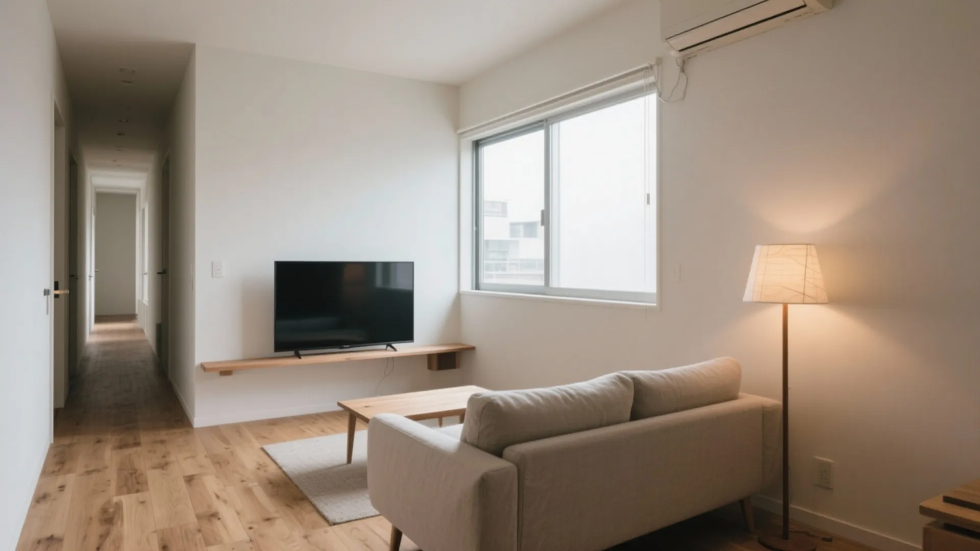 Tips 1: 通路を“背中側”に逃がす動線計画（1LDKリビングレイアウト）