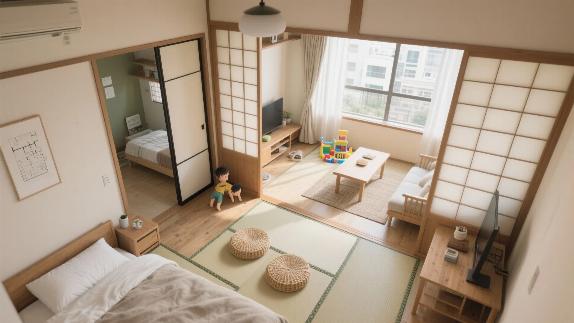 Tips 1: 東京小戸型の現実を踏まえたゾーニング（日式風格）