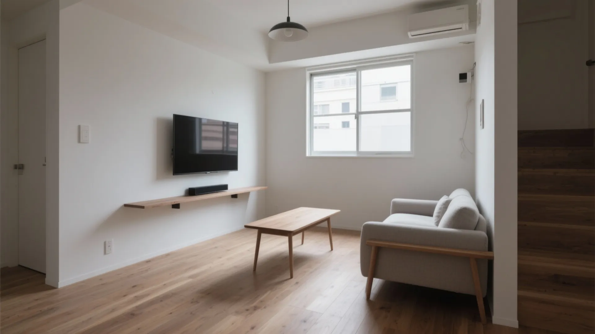 家具は“軽やか”に：脚のある家具と低めの重心で東京小户型を広く見せる