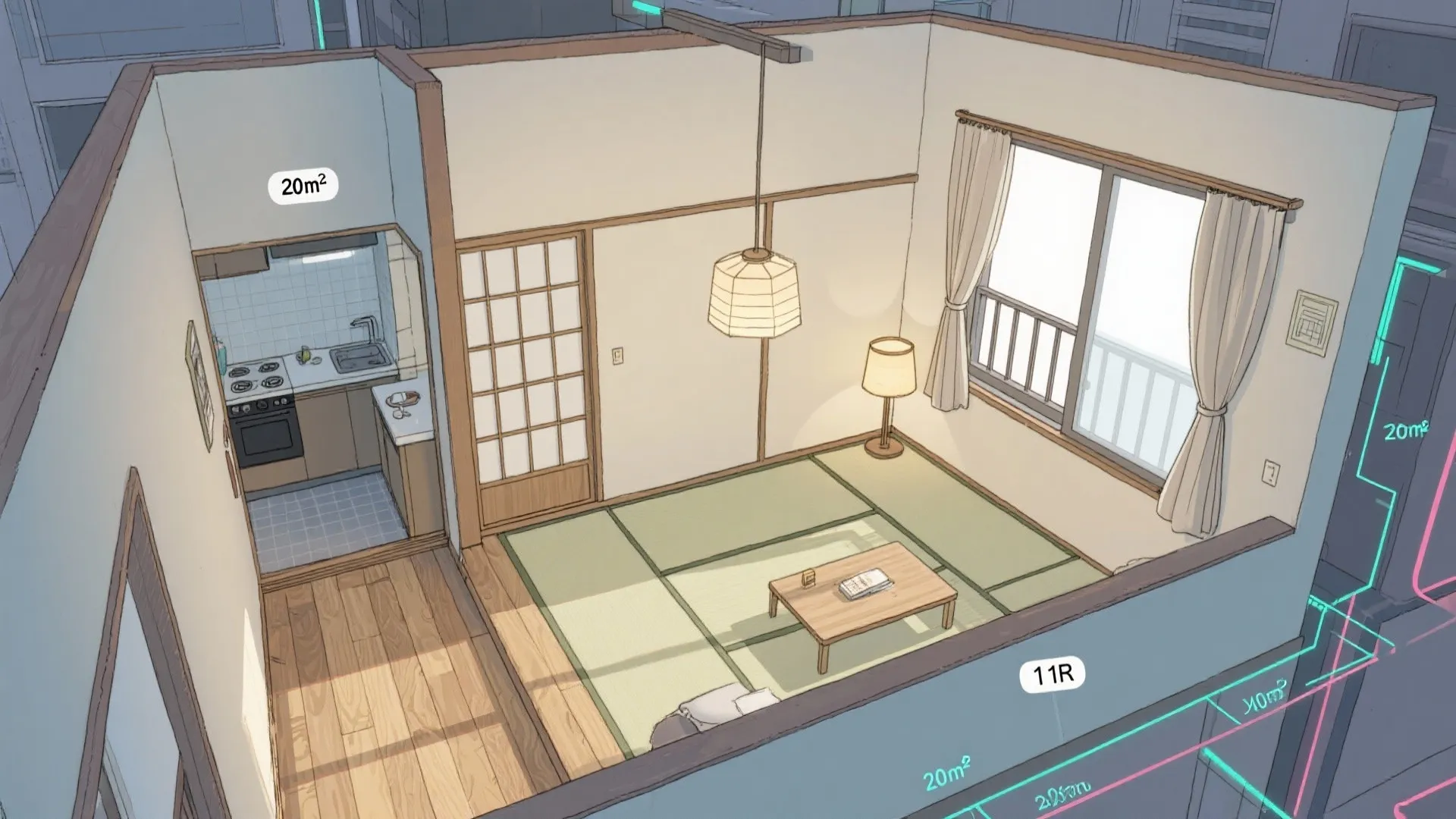 Tips 1: 1Rの定義と暮らしの前提（東京小戸型）