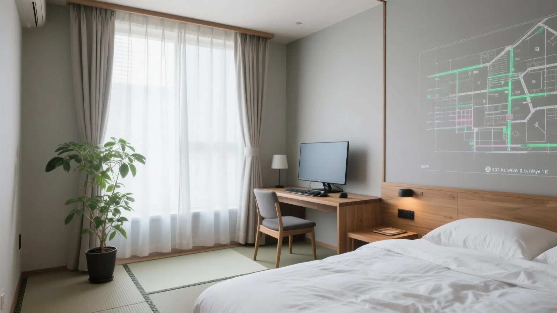 視聴距離とインチ選び：1Rでも目が楽になる最適点（動線計画・東京）