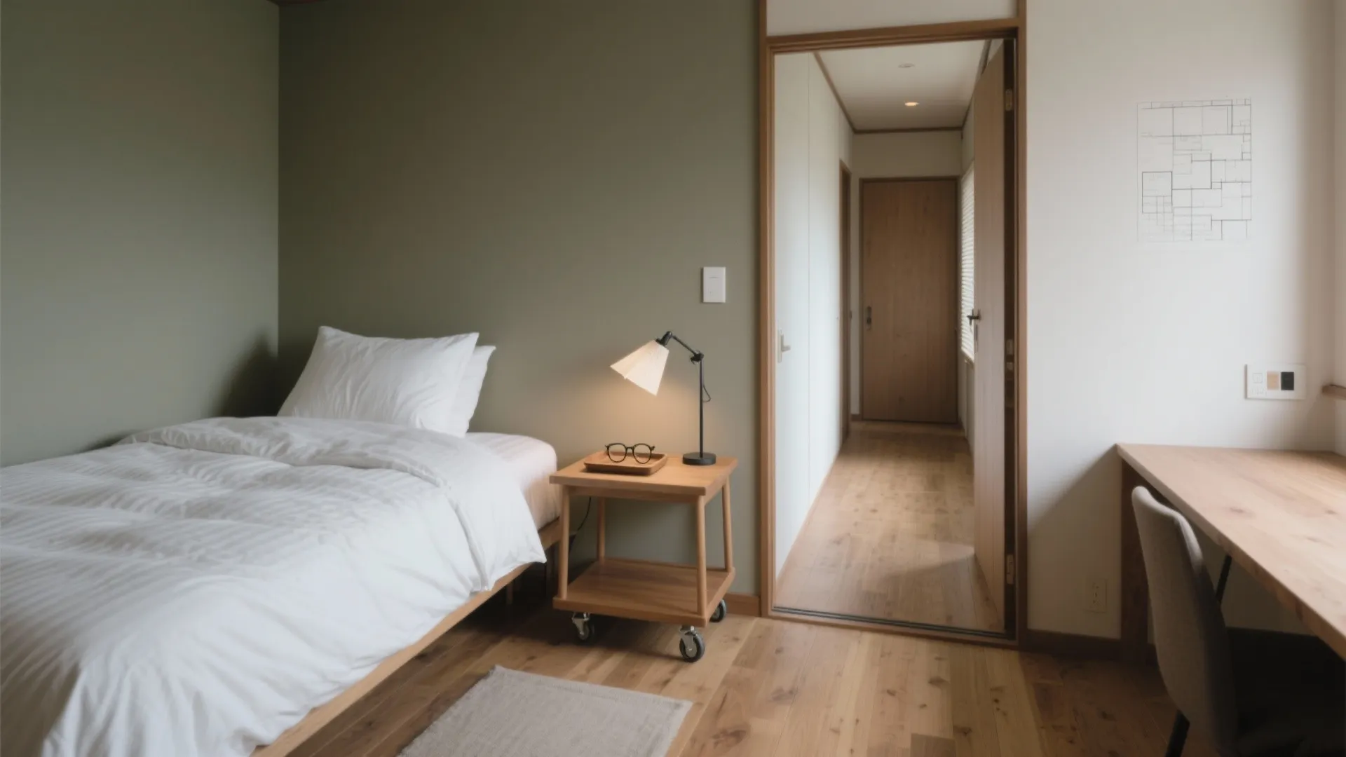 Tips 2: ベッドは“短辺寄せ”で通路を一本化—东京の通勤動線を崩さない