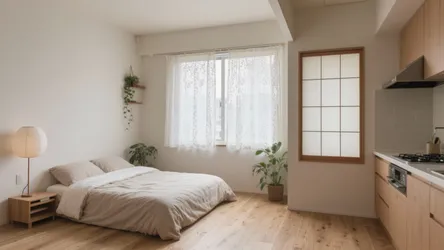 東京小型アパートの1R/1Kを心地よくする7つの日本室内デザイン術