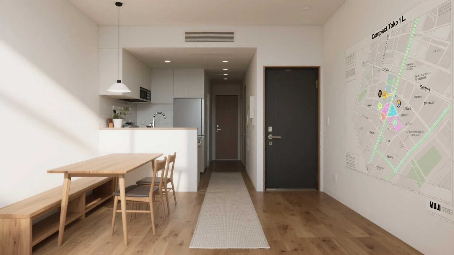 Tips 1: 東京小戸型の動線規定を先に決める（動線規劃）