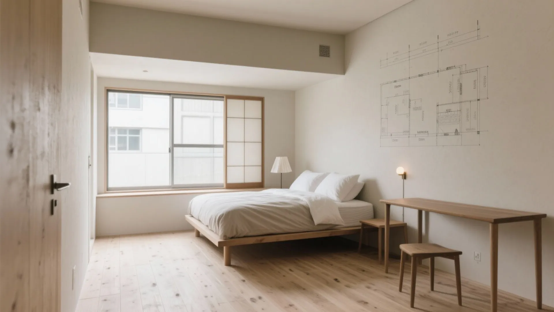 Tips 3: 1Rの“動線を邪魔しない”日式風の家具寸法と配置の考え方