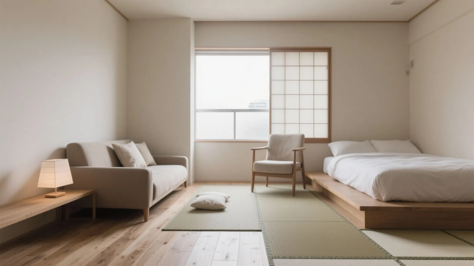 Tips 1: 東京小戸型でも視線を抜くレイアウトで日式風格を保つ