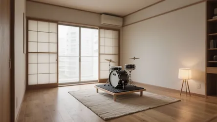 マンションで電子ドラムを楽しむ5つの設計アイデア