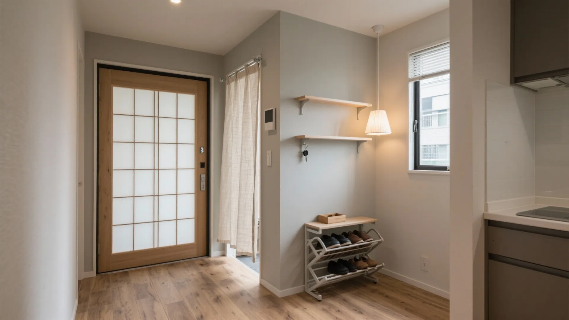 東京小戸型の1R玄関＆キッチン最適化：5つの実践アイデア: 動線と収納で変わる1Rの暮らし。東京・大阪・京都の生活感に寄り添う日式デザイン術