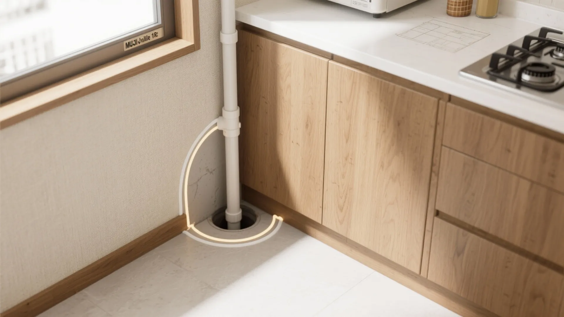 Tips 1: キッチン周りの微小なすき間を「構造的」に塞ぐ（東京小戸型）