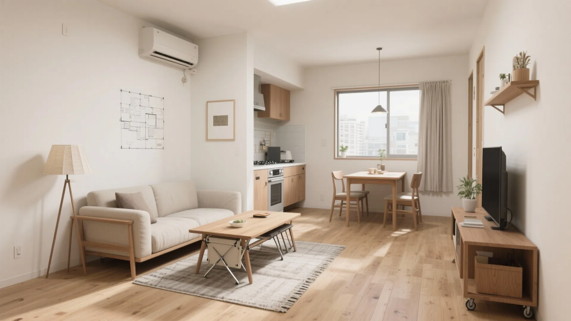 Tips 1: 「2LDK的」ゾーニングを1Rに実装する（東京小戸型 × 動線計画）