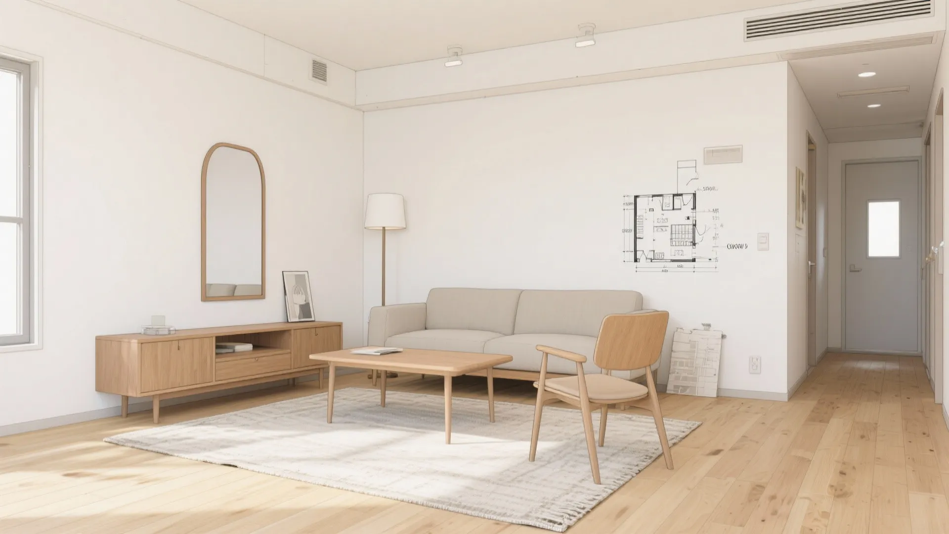 Tips 4: 1Rは“家具の脚”で空間を抜く（东京小户型／空间规划）