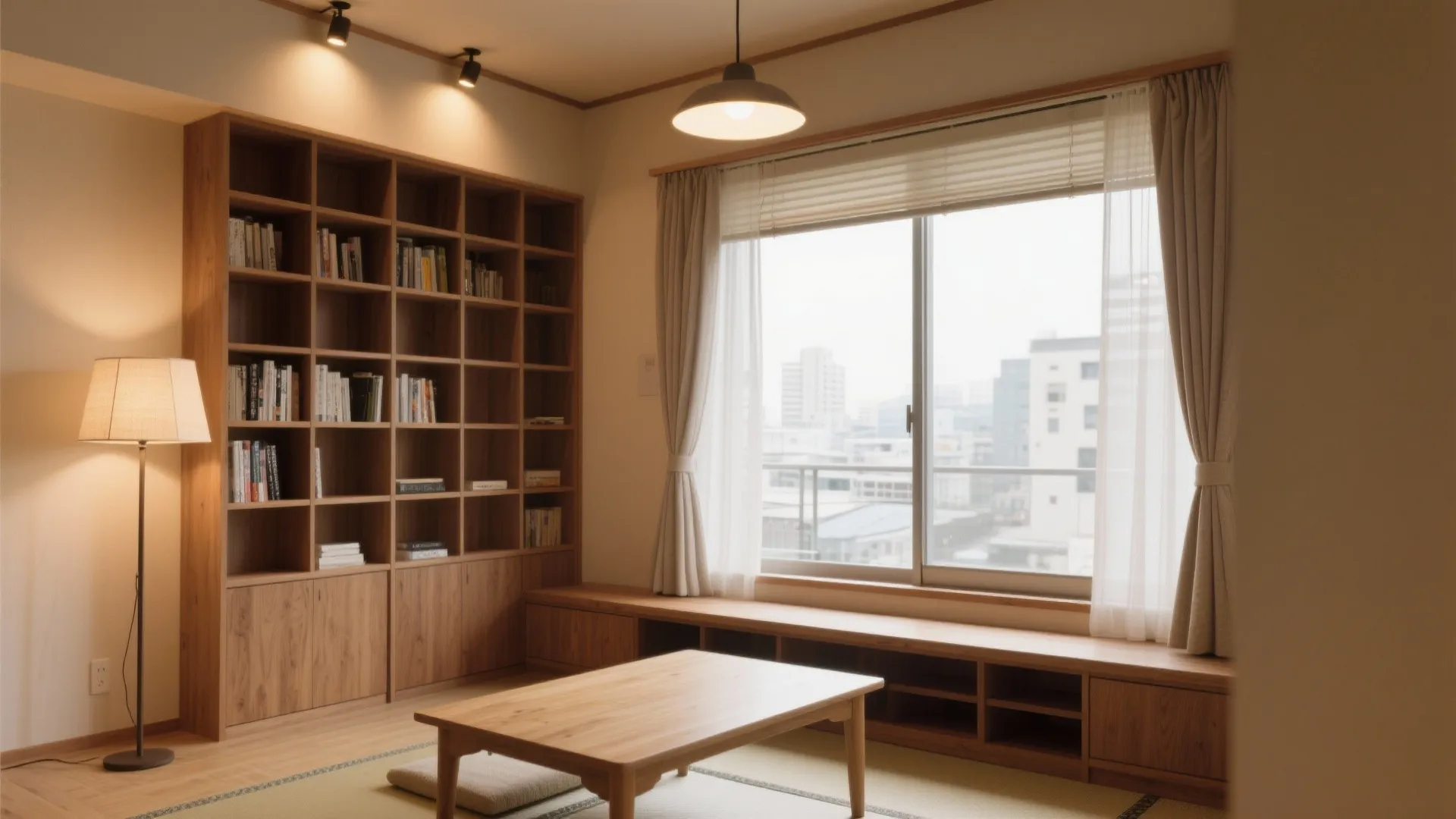 Tips 3: 光を“段階で受け止める”（东京小户型）