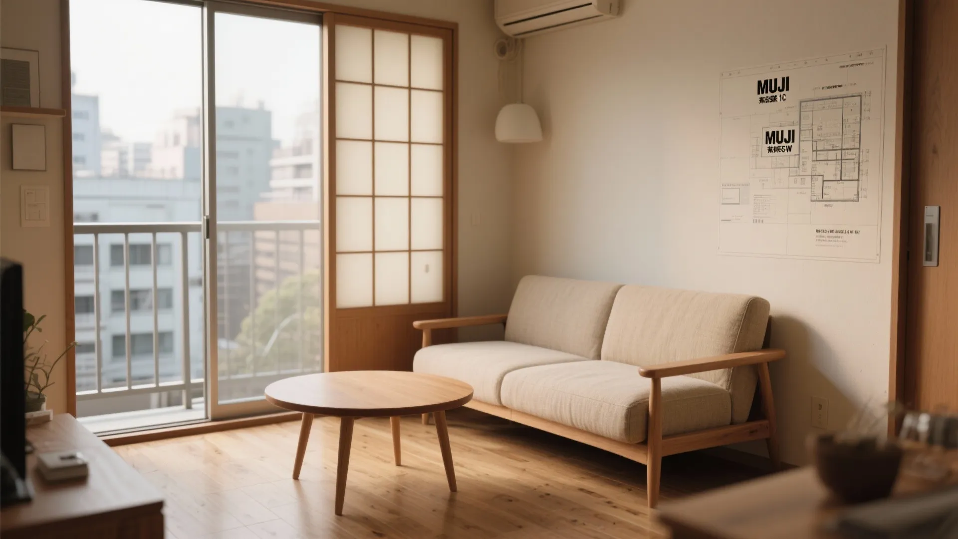 Tips 3: リビングは“奥行き優先”で家具の厚みを削る（日式風格の静けさ）