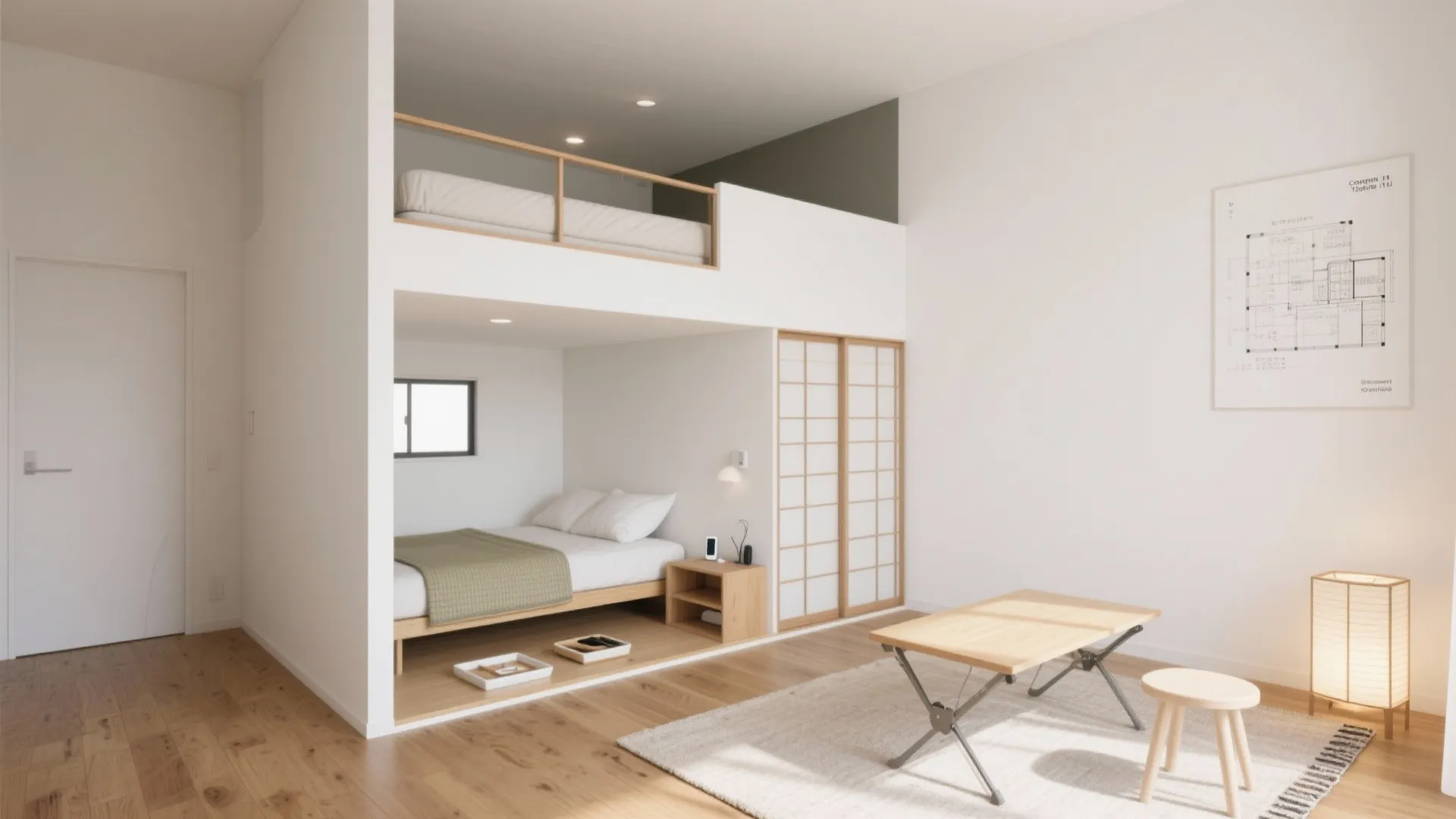 Tips 1: 6畳ロフト付きの基本戦略は「床＝アクティビティ、ロフト＝睡眠」