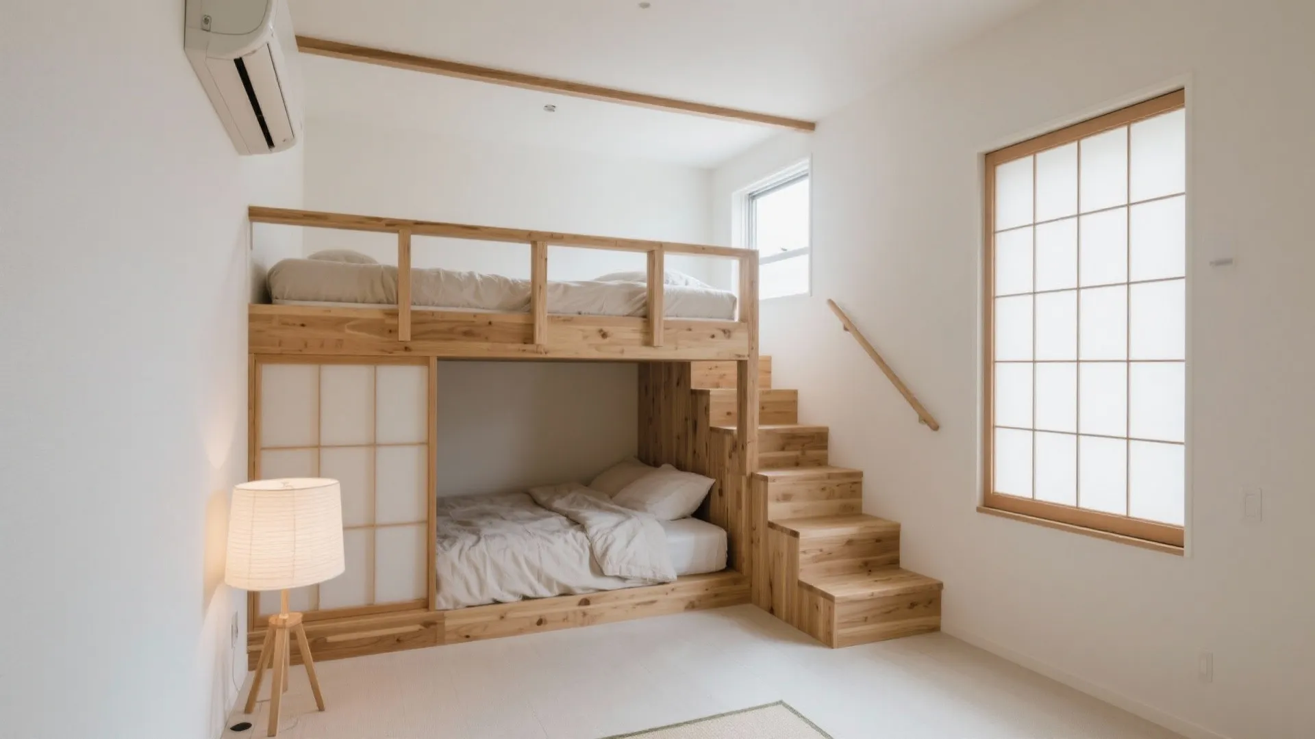 階段付きロフトベッドの作り方｜日本小空間設計の基本と5ステップ: 東京・大阪・京都の小さな1R/1Kで活きる、動線と収納を整える階段付きロフトベッド製作手順