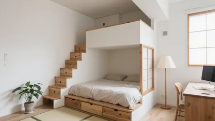 東京小戸型に効く：階段収納付きロフトベッドの実例と発想5選