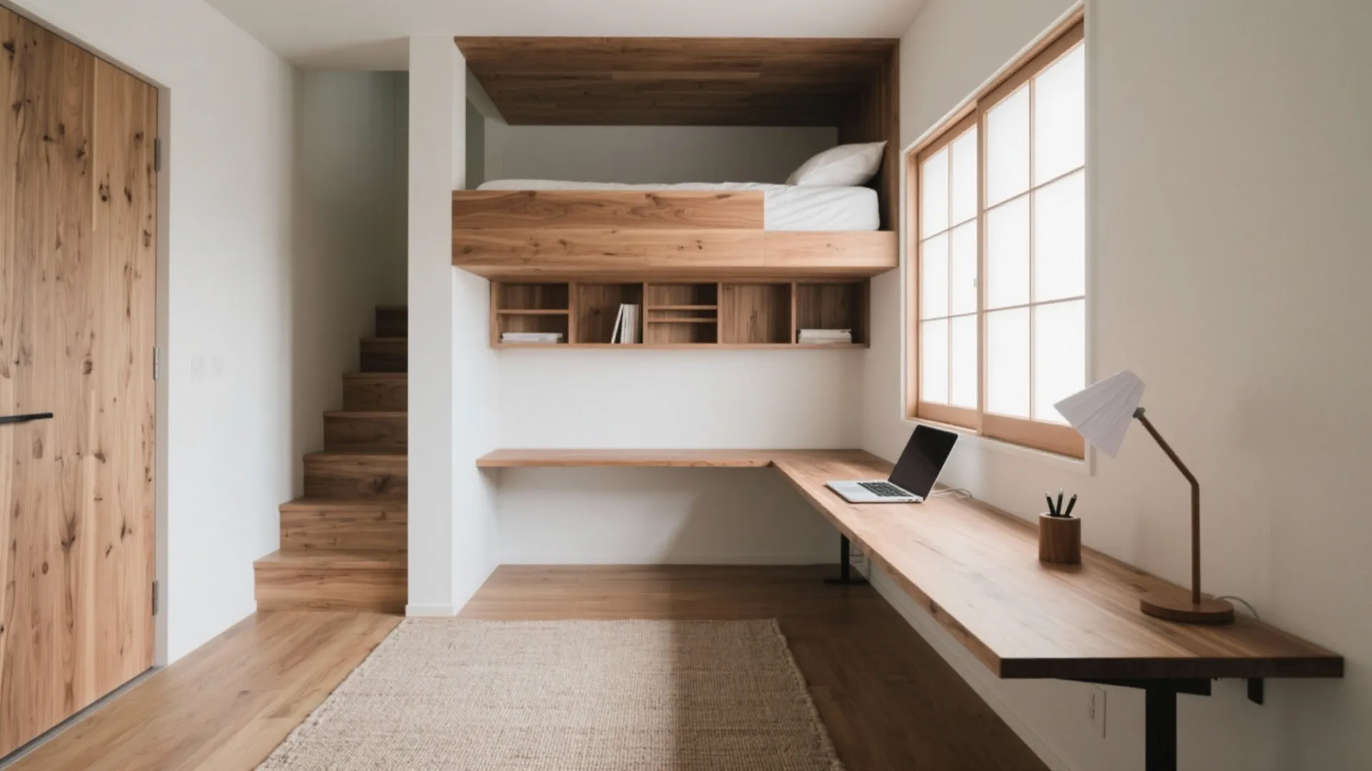 階段付きロフトベッド＋机で叶える東京小さめワンルームの快適化・5つのアイデア: 日本都市の1R/1Kで“階段付きロフトベッド＋デスク”を軸に動線と収納を整える実践ガイド